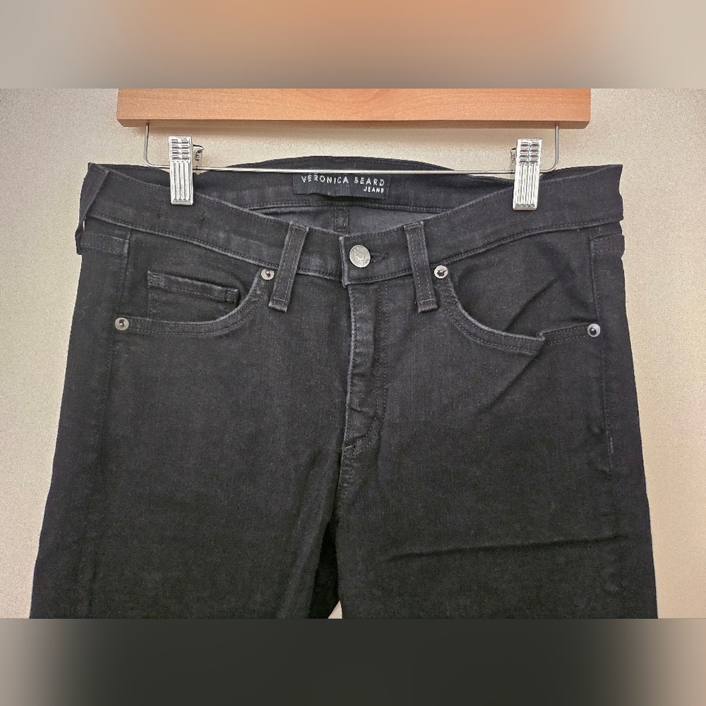 Veronica Beard Brooke 8.5 Black Skinny Jeans - Picture 3 of 10